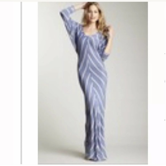 Fraiche By J. Periwinkle Jersey Dolman Maxi Dress - Picture 7 of 7